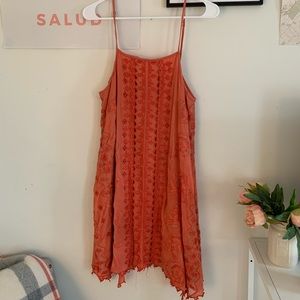 Love Sam Orange cut out dress